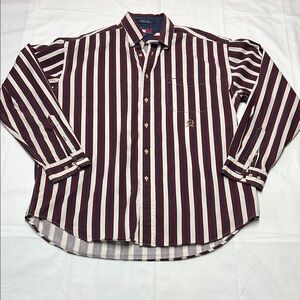 Vintage 90’s Tommy Hilfiger long sleeve button down retro multicolor men’s sz LG